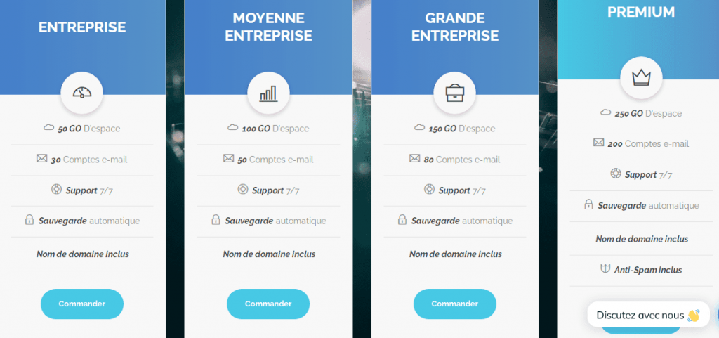 Hébergement web Algérie Ayrade