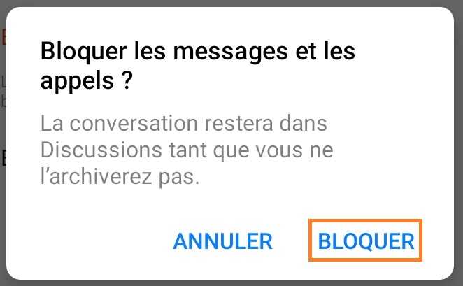 comment enlever un contact dans messenger