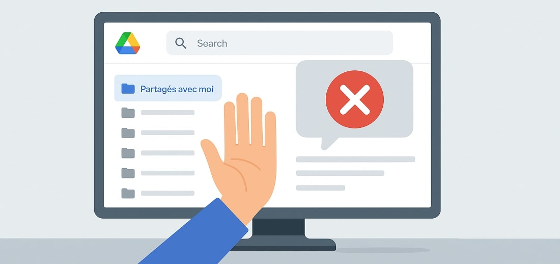 Comment empêcher quelqu’un de vous partager des fichiers sur Google Drive