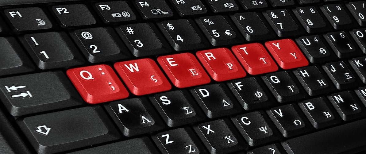 Les touches du clavier QWERTY