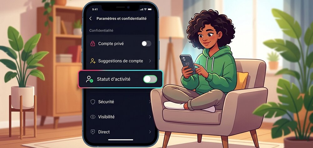 TikTok : comment désactiver le statut d'activité ?